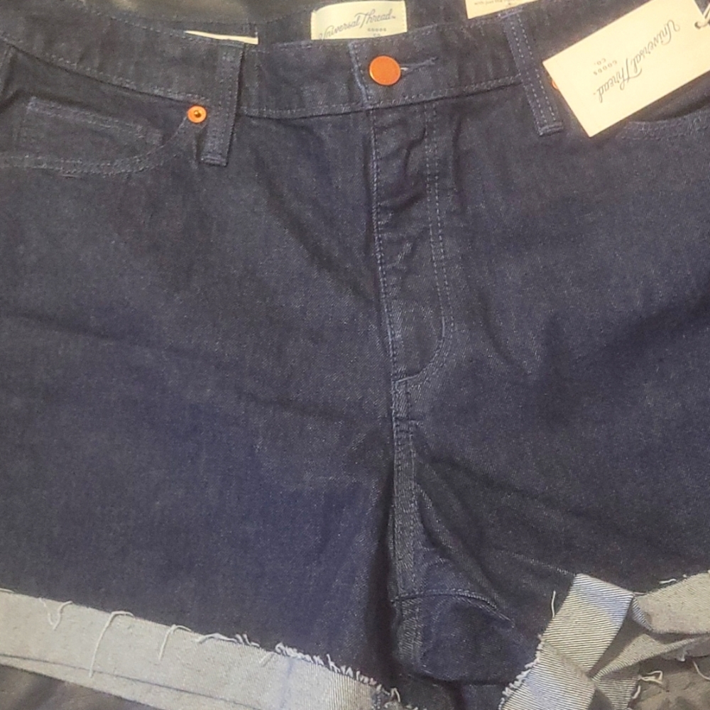 Universal Thread stretch dark blue shorts size 12